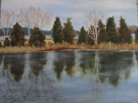 Essex Marsh, March Essex Marsh, March (oil)