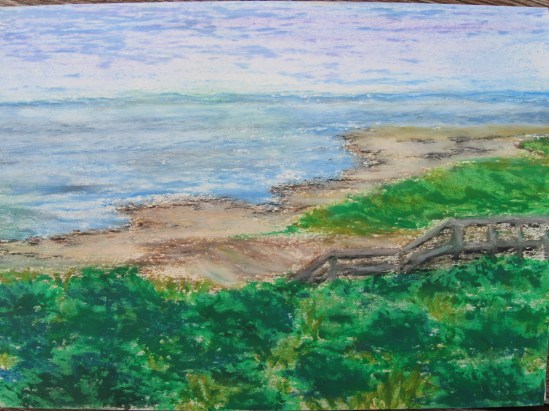 Crane Beach for Betsy (pastels)