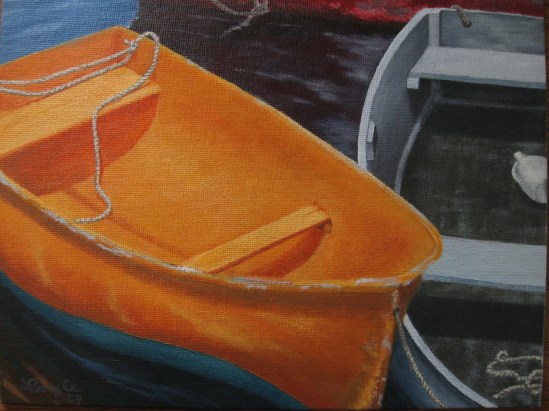 Metal Skiff (oil)
