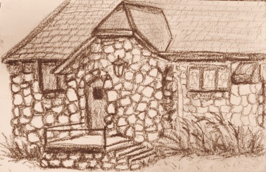 Side door of Holy Family Church, East Gloucester. Bit of a mess but maybe some of my love for this little seaside church comes through.